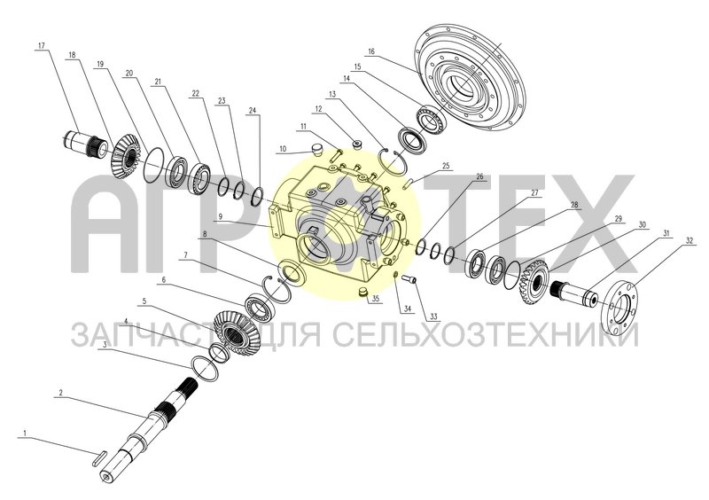 Чертеж Редуктор (G0069RFSPC-1.2)